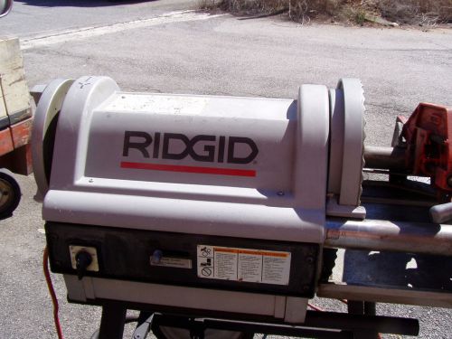 Ridgid 1224 Pipe Threader Threading Machine  1/2&#034;- 4&#034; Dies Rigid 300