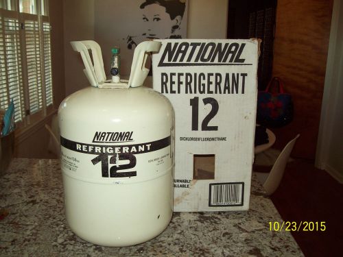 R12 30lbs National refrigerant Virgin FREON, unused SEALED w/ box