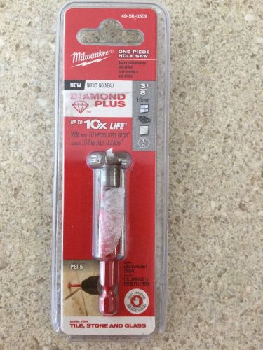 Milwaukee 49-56-0509 3/8 in. Diamond Plus Hole Saw Tile Bit