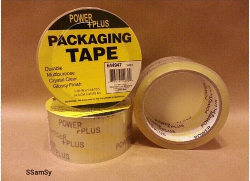 3 rolls carton box sealing packaging packing tape 1.89&#034; x 54.6 yds (164ft) for sale