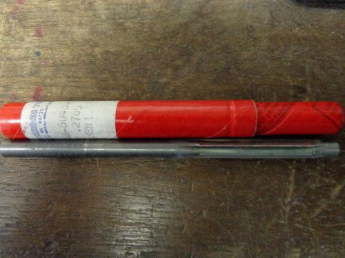 NEW DIXIE CARBIDE 3482-6048-277 .2765&#034; SOLID CARBIDE REAMER