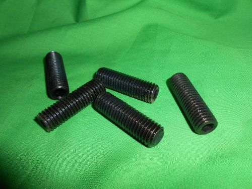 Lot of 5  M12 x 40mm Metric  Cup Point Socket Set Screws USA