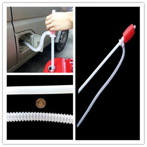 Portable Manual Car Siphon Hose Liquid Gas Oil Water Transfer Hand Pump Sucker