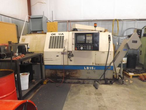 1996 Okuma  LB15II CNC Lathe long bed