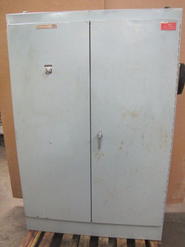 SCE SAGINAW CONTROL AJ 434729 72&#034; X 48&#034; X 18&#034; STEEL ELECTRICAL ENCLOSURE CABINET