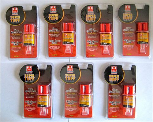 7x TuffGuy Mini 6ml/2oz Clear Epoxy Syringe Sets in 5 Minutes JB Loctite Weld