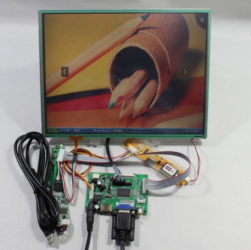 Hdmi+vga+2av lcd driver board+12.1&#034; ltd121ecnn 1024*768 lcd+touch panel for sale