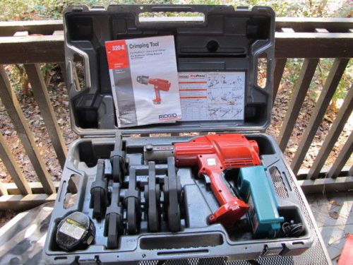 Ridgid 320E ProPress Hydraulic Crimper burndy makita betts greenlee