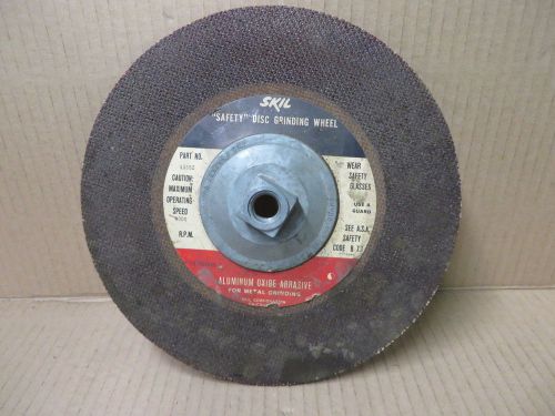 GRINDING WHEEL SKIL ABRASIVE 9&#034; #43692 THREADED ARBOR