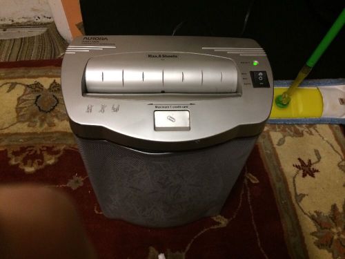 Aurora As611mx 6-Sheet Crosscut Shredder Credit Card Works Great