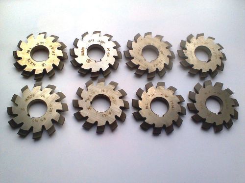 INVOLUTE GEAR CUTTER SET M2.75 HSS 8PCS Modulfraser Satz