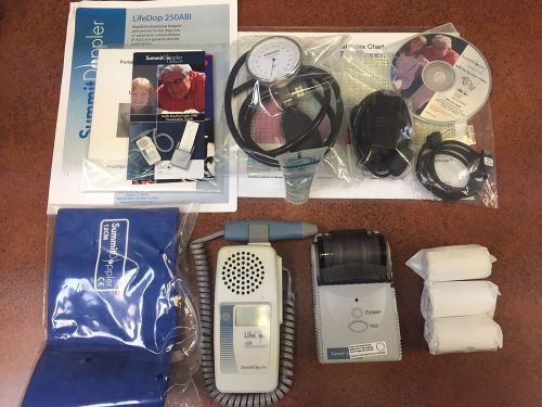 Summit LifeDop ABI Reimbursable Vascular Doppler System 8 MHz L250ABI - Used