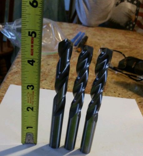 17/32 Carbide Drills 2 3 Fute 1 through coolant Quantity 3