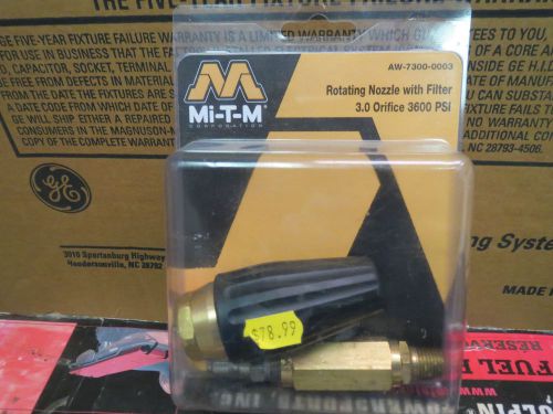 Mi-T-M Rotating Nozzle with Filter 3.0 Orifice 3600 PSI