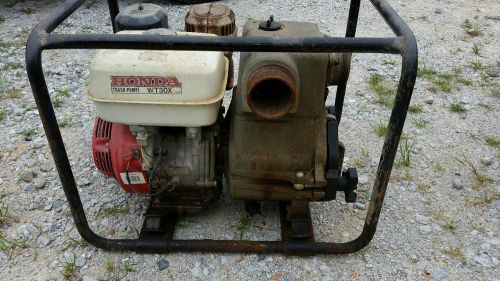 Honda WT30X 2 inch trash pump, NO RESERVE, Meridian Airport Authority