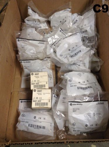 Allen bradley  800t contact blocks -grab box of 25-new for sale