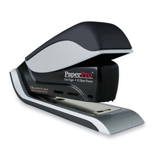 NEW PAPERPRO 1140 Quantum Stapler, 25-Sheet Capacity, Black/Silver FREE SHIPPING