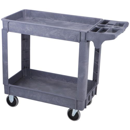 Two shelf  Poly Service Cart 500lbs Cap.