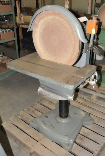 20&#034; PEDESTAL DISC SANDER-APEX~JET~POWERMATIC~DAYTON~ONTARIO, CALIF.