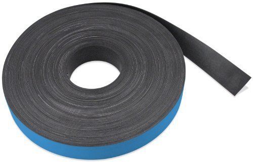 Flexible Magnet Strip with Blue Vinyl Coating, 1-32&#034; Thick, 3&#034; Height