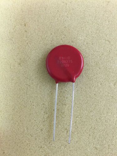 V20E275P LittelFuse Disc 20mm, Metal Oxide Varistor (MOV). Pack of 10pcs