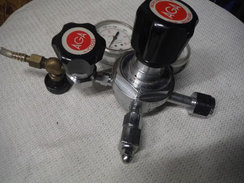 AGA High Purity Gas Single Stage Regulator CGA 320 For CO2, Methyl Fluoride