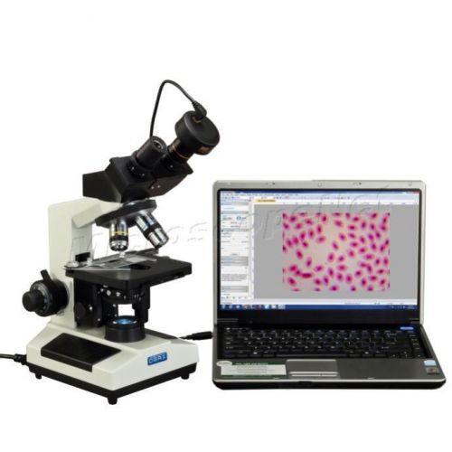 OMAX 40X-2000X LED Binocular Darkfield/Phase Compound Microscope w 10MP Camera