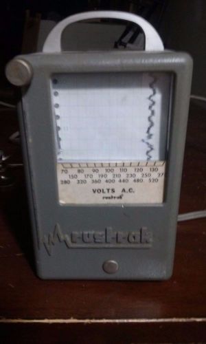 Rustrak model a recvolt meter chart recorder 0-540v full scale 120 vac. for sale