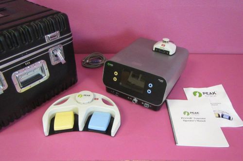 Peak Pulsar Generator PS100-100 Plasma Blade RF ESU Electrosurgical System +Case