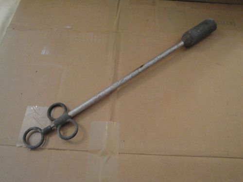 Vintage Livestock Pill Gun Veterinary Medication Pill Pusher Popper Cows Horses