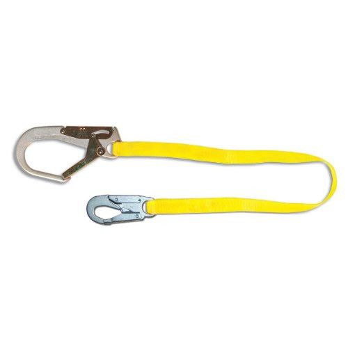 Guardian Fall Protection 01251 3-Foot Single Leg Non-Shock Absorbing Lanyard ...