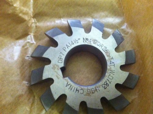 Involute Gear Cutter  2-7/8&#034; x 7/16&#034; x 1&#034; HSS 7dp 14-1/2pa