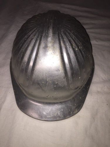 Vintage metal hard hat w-liner  metal for sale