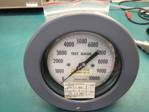 Acragage 4&#034; dial pressure gauge 0-10,000 psi for sale