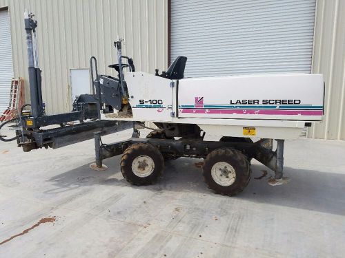 1998 somero laser screed s-100 concrete slab low hours (stock #1967) for sale