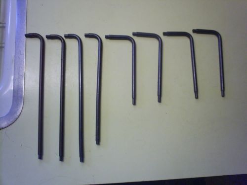 Bell &amp; howell vacuum shafts for suction cups. 2 sets different sizes. for sale