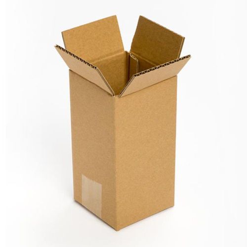 Pratt pra0003 recycled corrugated cardboard single wall standard tall box wit... for sale