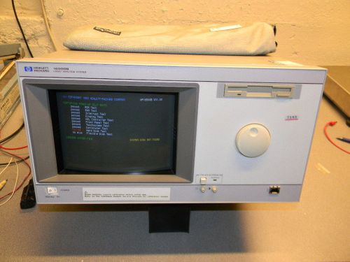 HP 16500 Logic Analysis System V01.00, No Modules, No Hard Drive