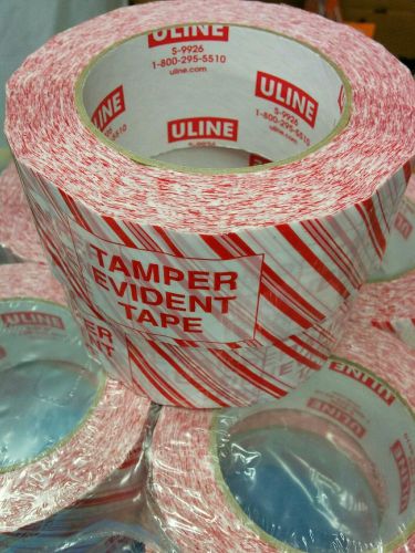 1 Roll Uline Industrial Security Tape - &#034;Tamper Evident&#034;, 2&#034; x 110 yds