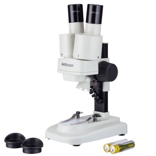 AMSCOPE-KIDS SE100Z-LED Portable LED Stereo Microscope 20X &amp; 40X