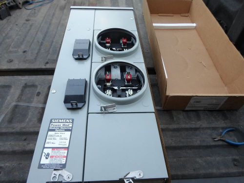 SIEMENS POWER MOD METERING SYSTEM METER STACK WMM22125RJB