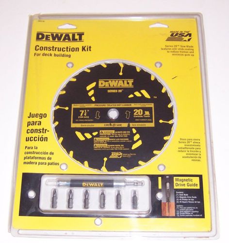 DeWalt DW3195 8-Piece Construction Kit for Deck Building.