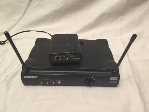 Shure wireless receiver - axur4   receiver and axu1-tc transmitter. for sale