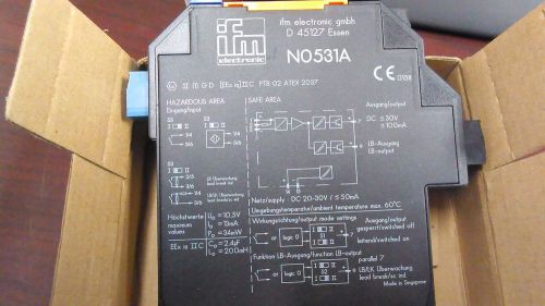 IFM EFECTOR N0531A SWITCHING AMPLIFIER INTRINSICALLY SAFE