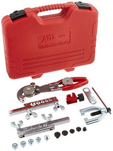 ATD Tools Master Flaring and Aluminum and Brass Tubing Tool Set with Mini Tubing