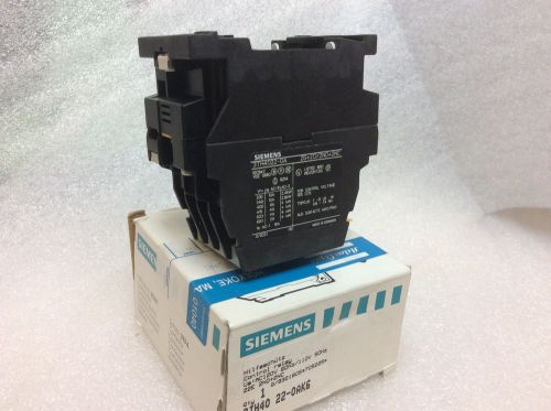 SIEMENS 3TH40 22-OAK6 CONTROL RELAY 3TH4022-OAK6 NEW NOS $99