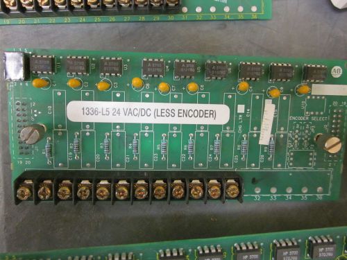 ALLEN BRADLEY 1336-L5 CONTROL INTERFACE BOARD 24VAC/DC LESS ENCODER