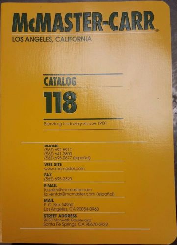 McMaster Carr Catalog Los Angeles #118