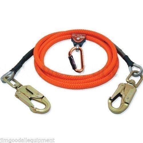 Tree climber flipline kit, 2 in 1 lanyards,steel core,snaps each end,1/2&#034; x 15&#039; for sale