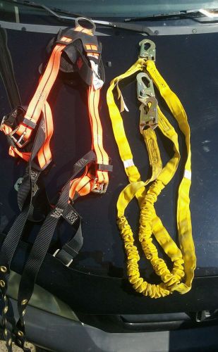 3M™ Ameba Harness 1450, Universal size and Guardian 6&#039; double clasped lanyard